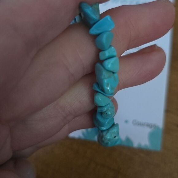 Turquoise stretch bracelet - Picture 6 of 6